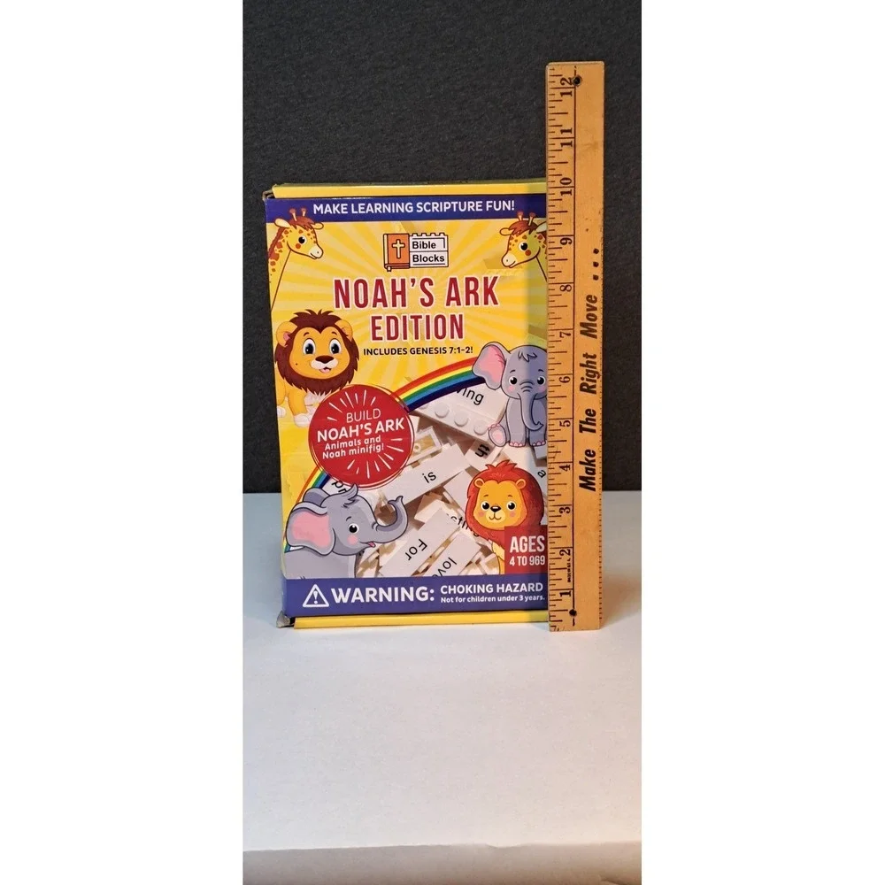 Bible Blocks Noah's Ark Edition Building Set‎ Scripture Bricks Noah Minifigure